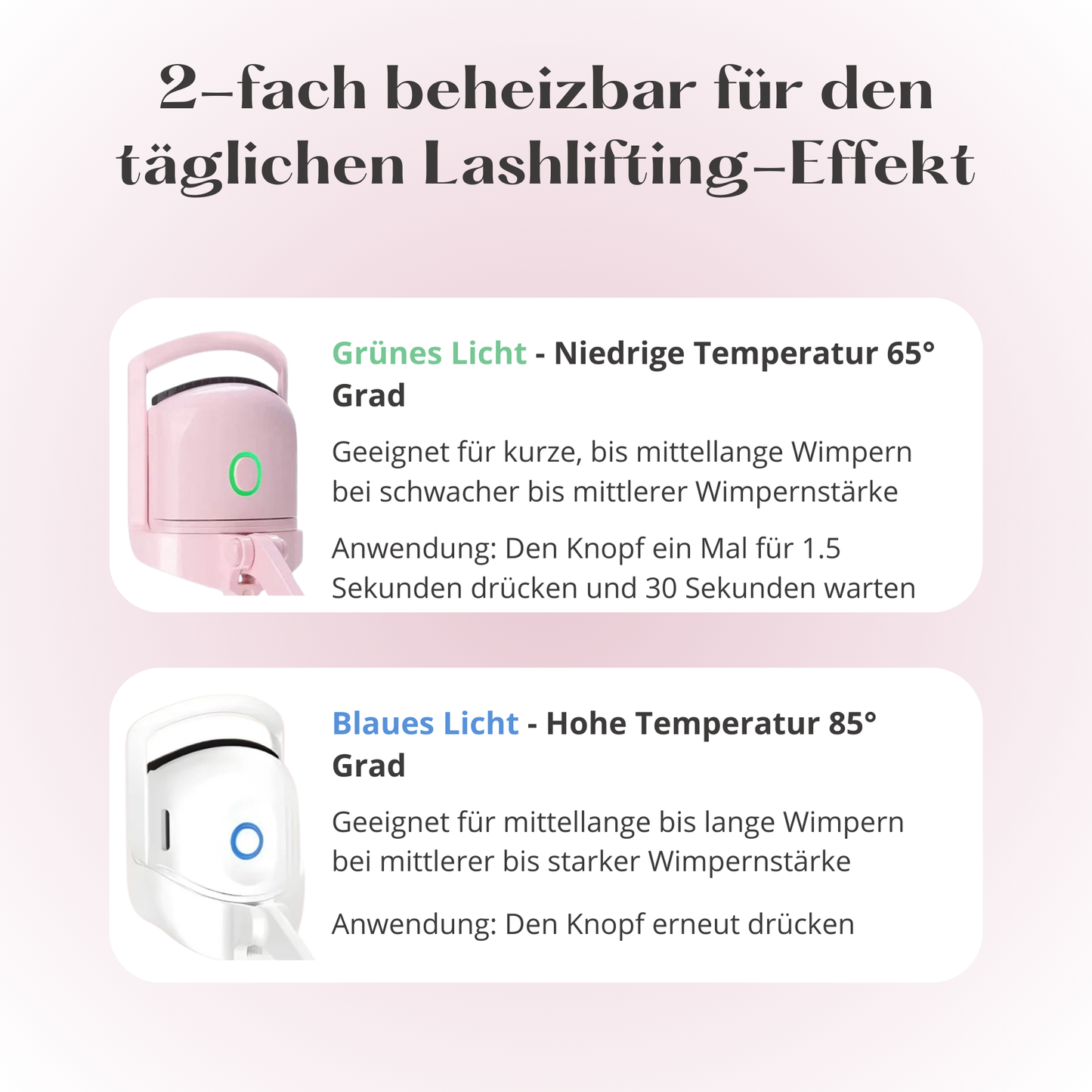 LashLuxe Heat Curler - Beheizbare Wimpernzange