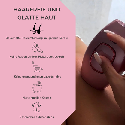 MaliaGlow IPL Hair Remover | Dauerhafte Haarentfernung für Zuhause
